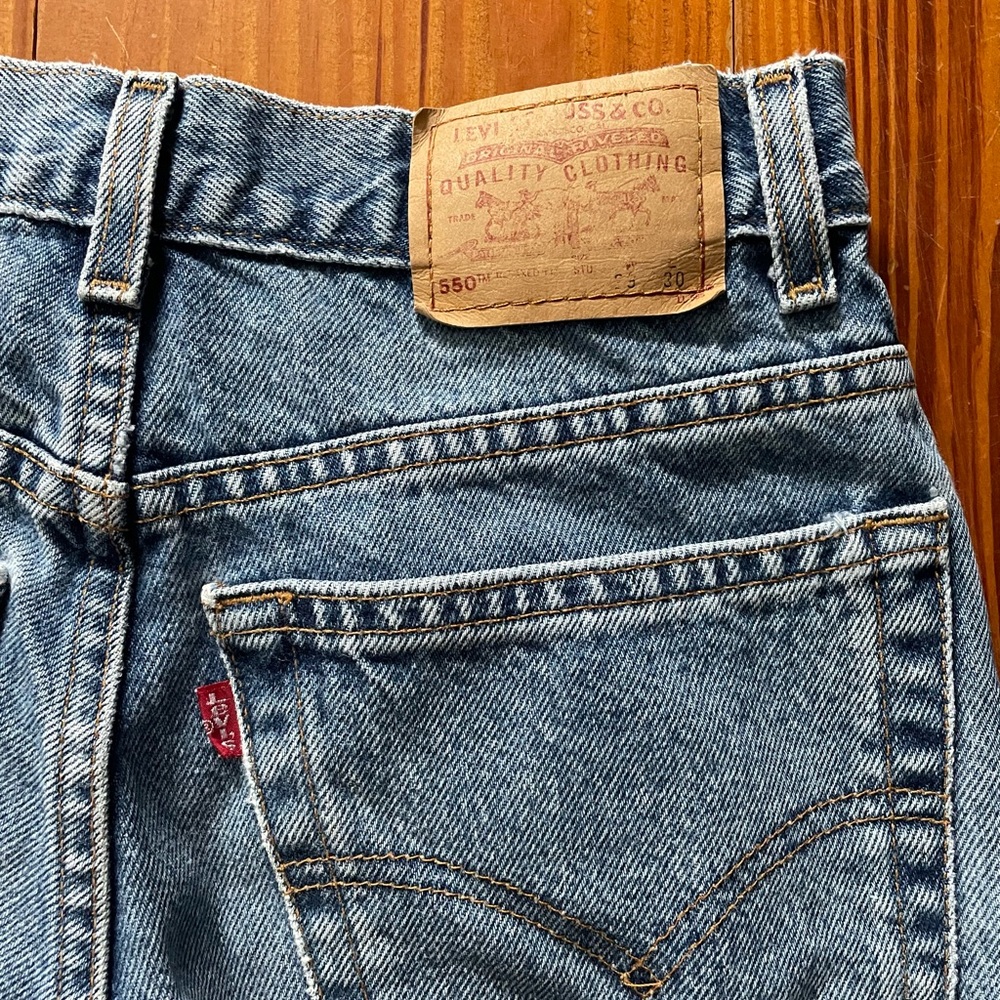 Vintage Mens Levis Jeans 550 Relaxed Fit